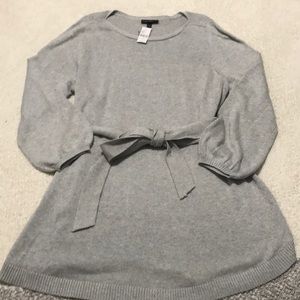Lane Bryant Gray Belted Tunic Sweater